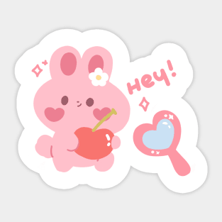 Hey bunny Sticker